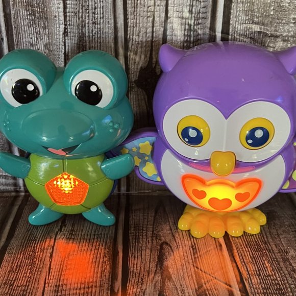 Toys Baby Toy Bundle Of 2 Fairy Tales Owl Baby Einstein Turtle